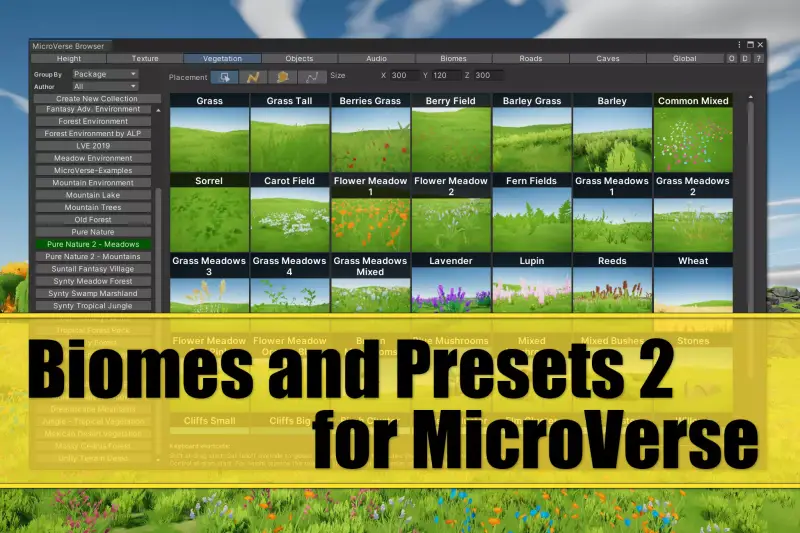 Biomes and Presets 2 for MicroVerse