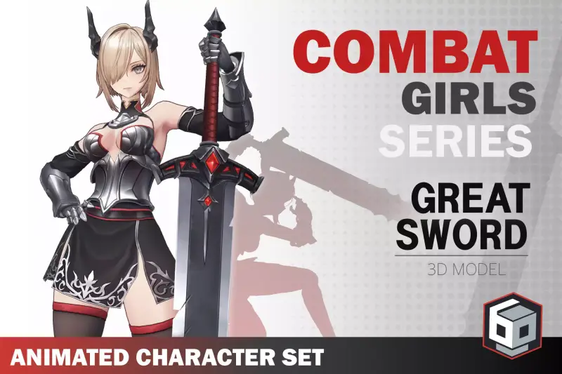 CombatGirls_GreatSwordCharacterPack