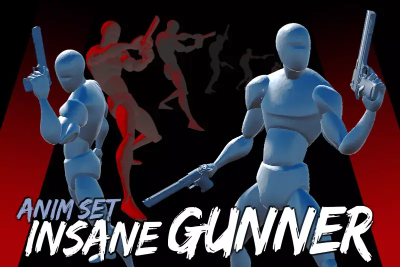 Insane Gunner AnimSet