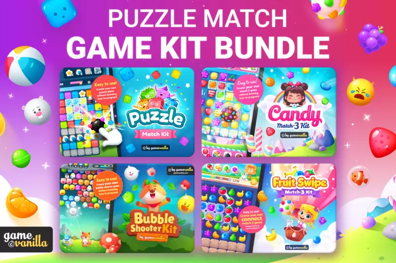 Puzzle Match Game Kit Bundle