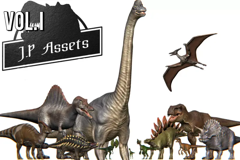 Jurassic Pack Vol. I Dinosaurs