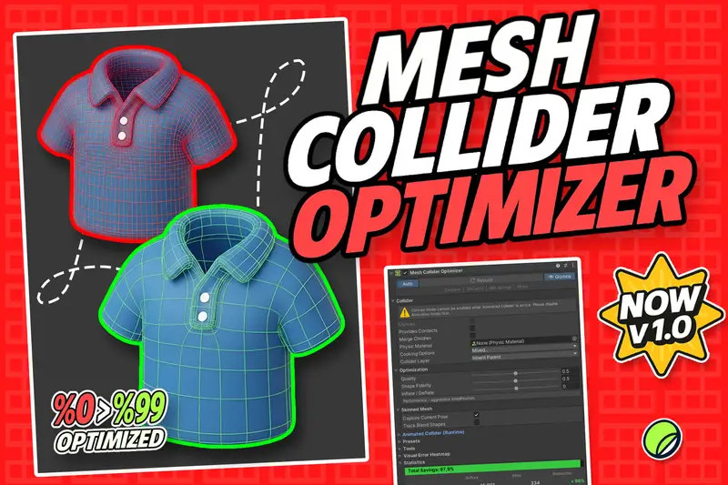 MESH COLLIDER OPTIMIZER – Advanced Animation Collider & BlendShape Colliders